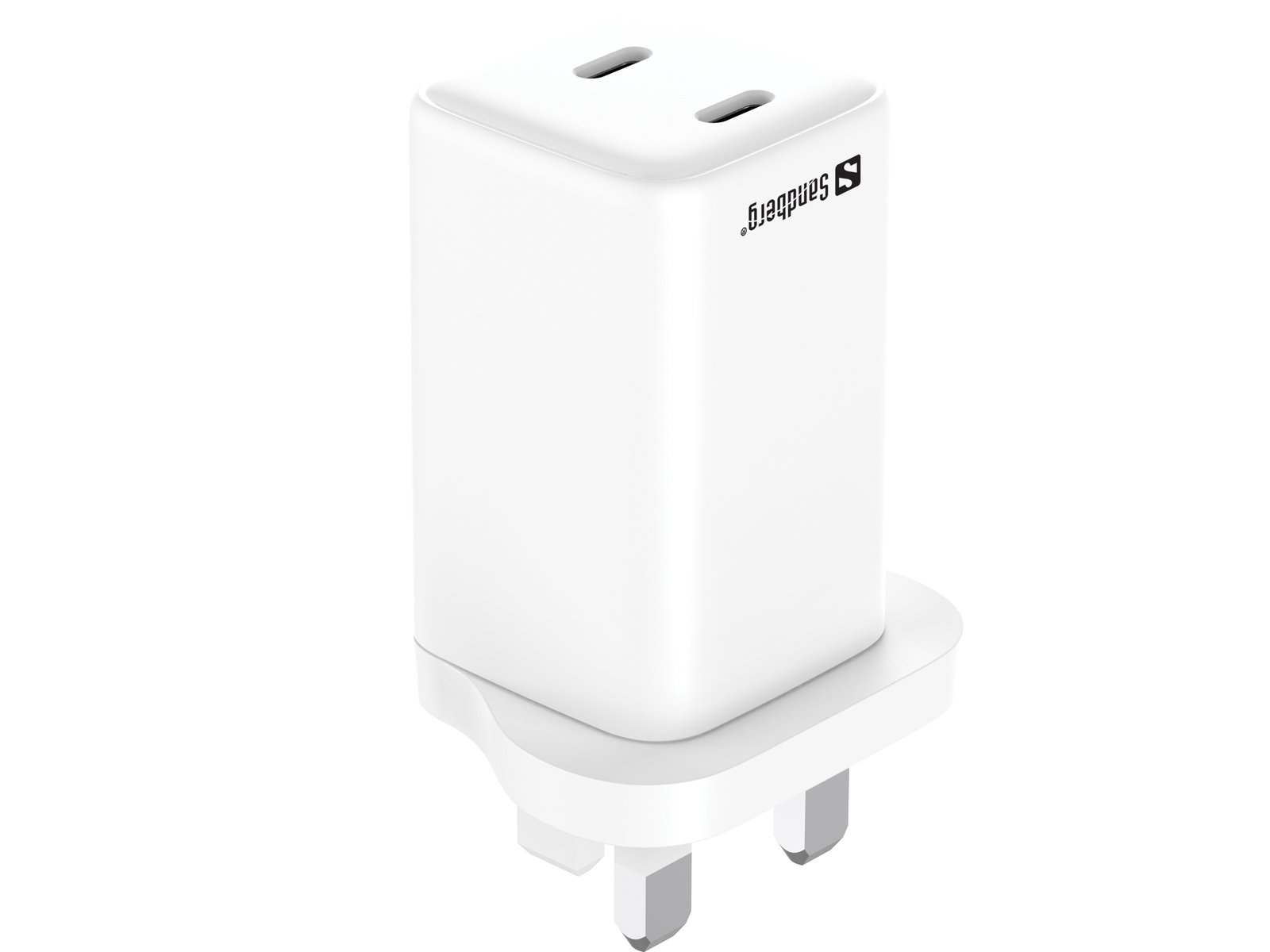 Sandberg 441-62 AC Charger Dual USB-C PD65W UK