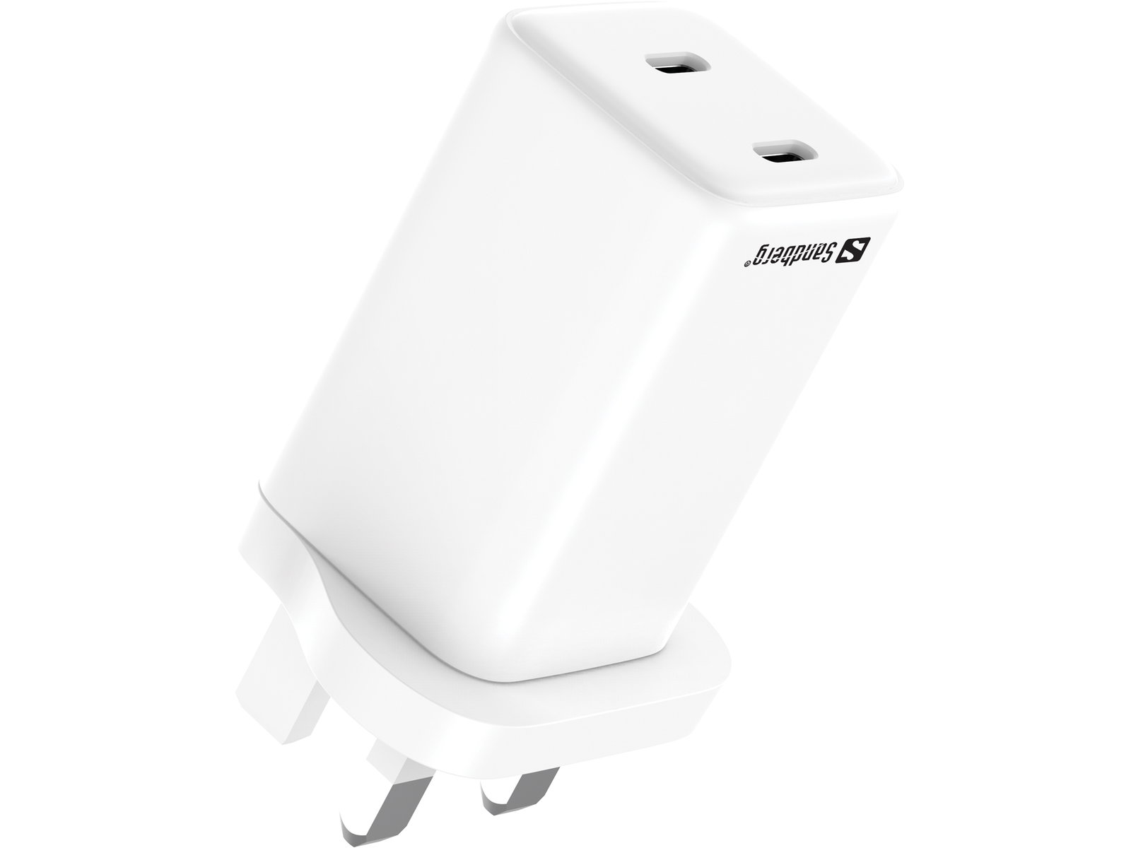 Sandberg 441-62 AC Charger Dual USB-C PD65W UK