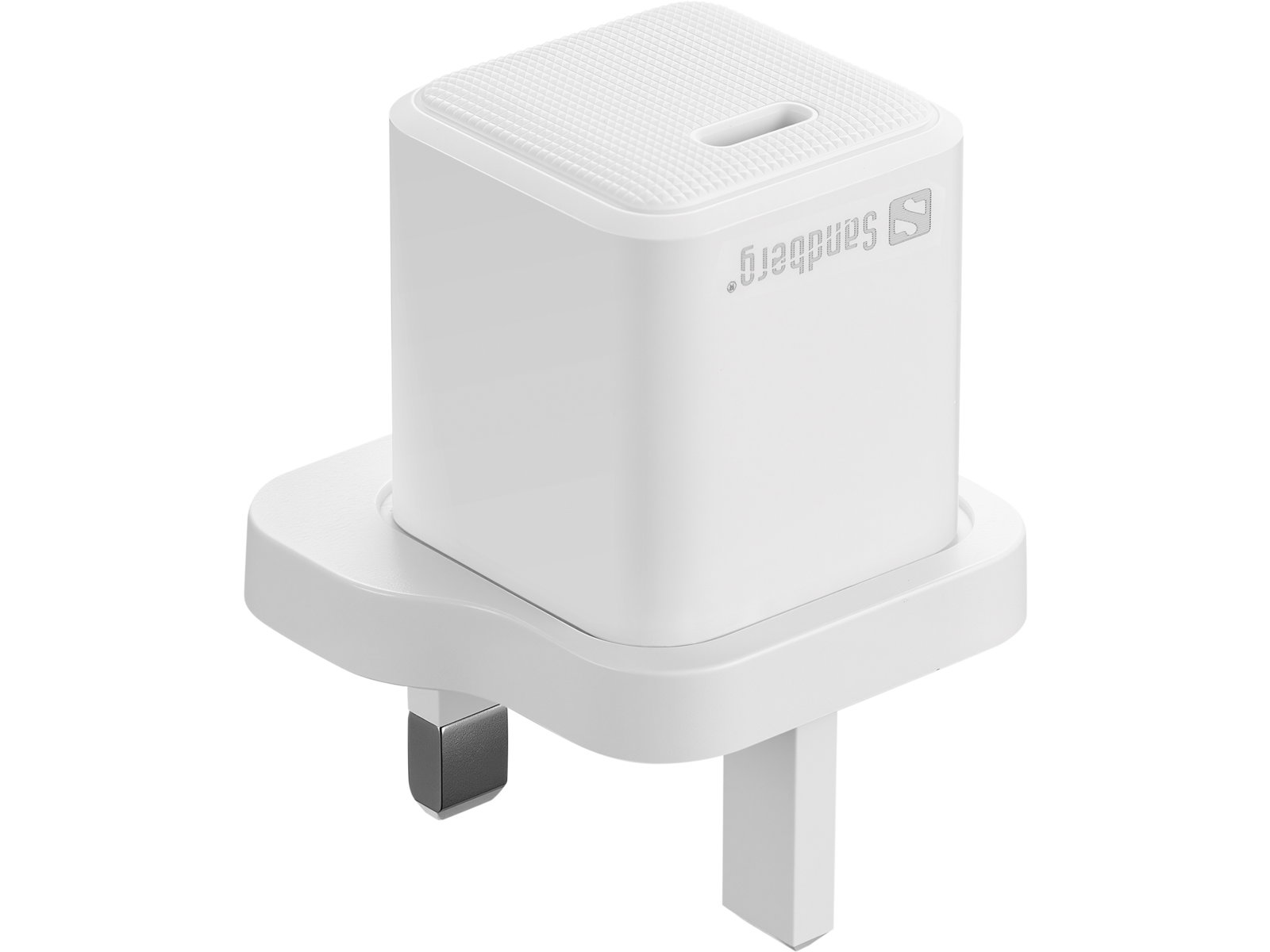 Sandberg 441-64 USB-C 20W Charger UK+Lightning, Incl. 1m USB-C> Lighting cable