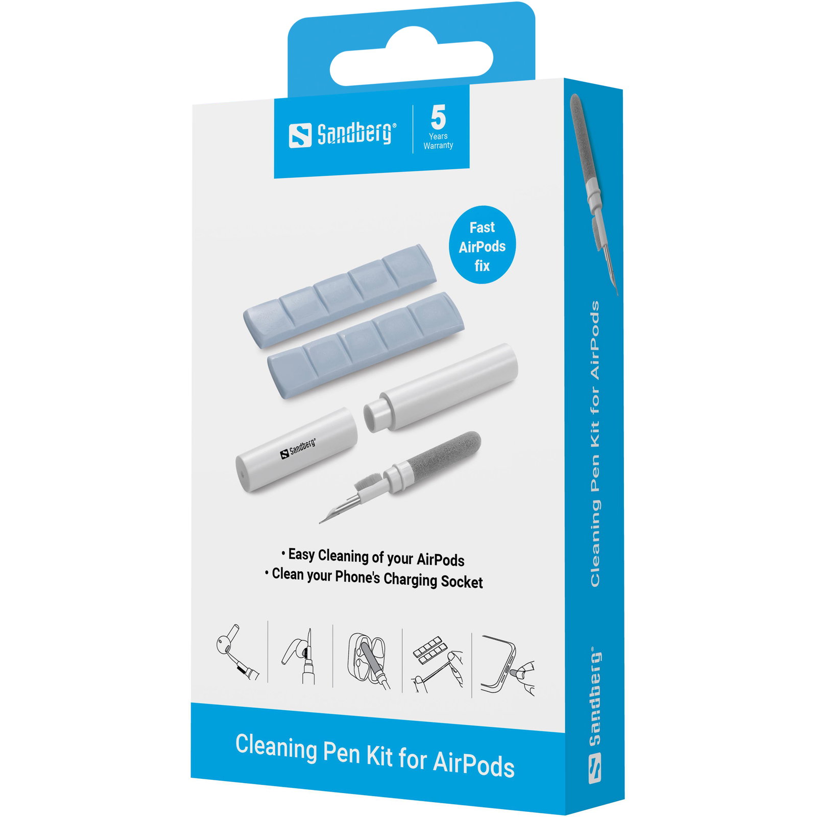 Sandberg 470-32 Cleaning Pen Kit for AirPods
