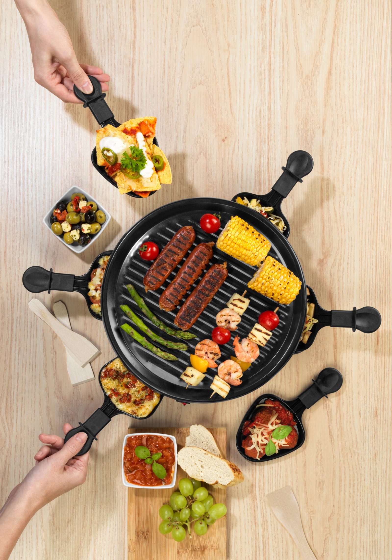 Giles & Posner EK4511GV2VDE Tabletop Raclette Grill