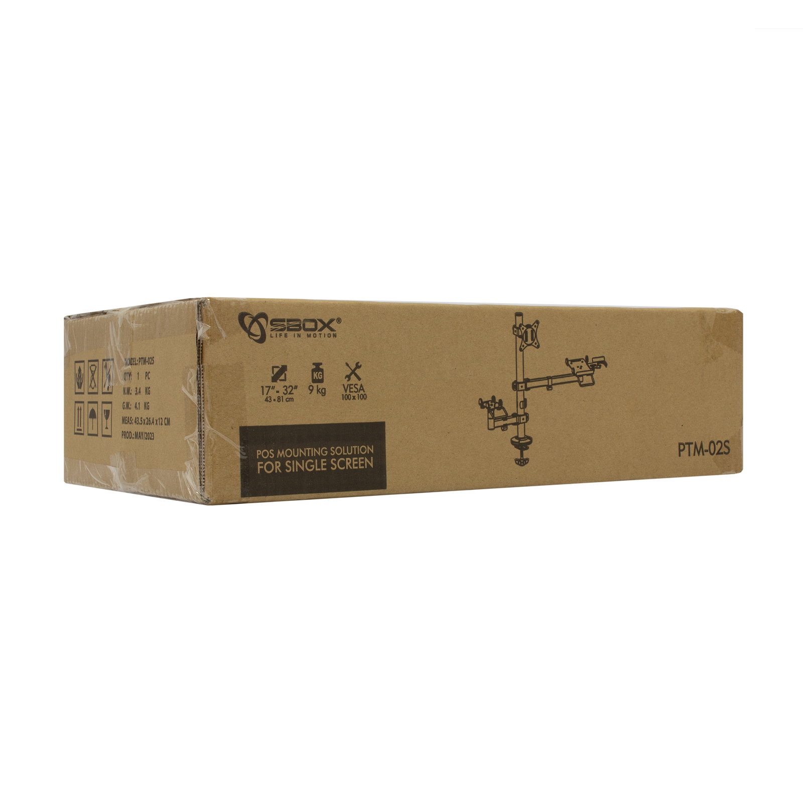 Sbox PTM-02S POS Terminal POS Printer Monitor Mount Universal