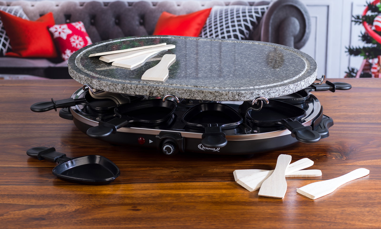 Giles & Posner EK1872GV2VDE Tabletop Stone Raclette
