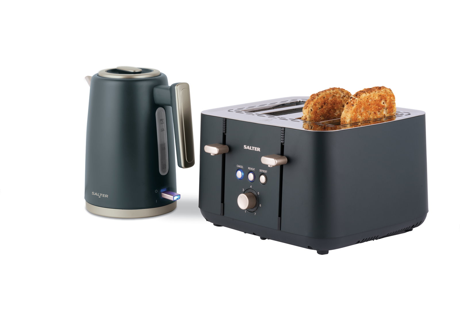 Salter EK5565BGRYFVDE Marino 4-Slice Toaster