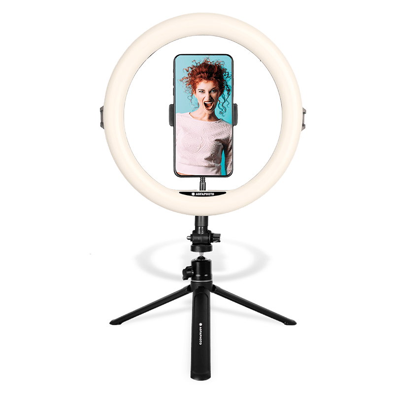 AgfaPhoto ARL11 Ring Light + Tripod