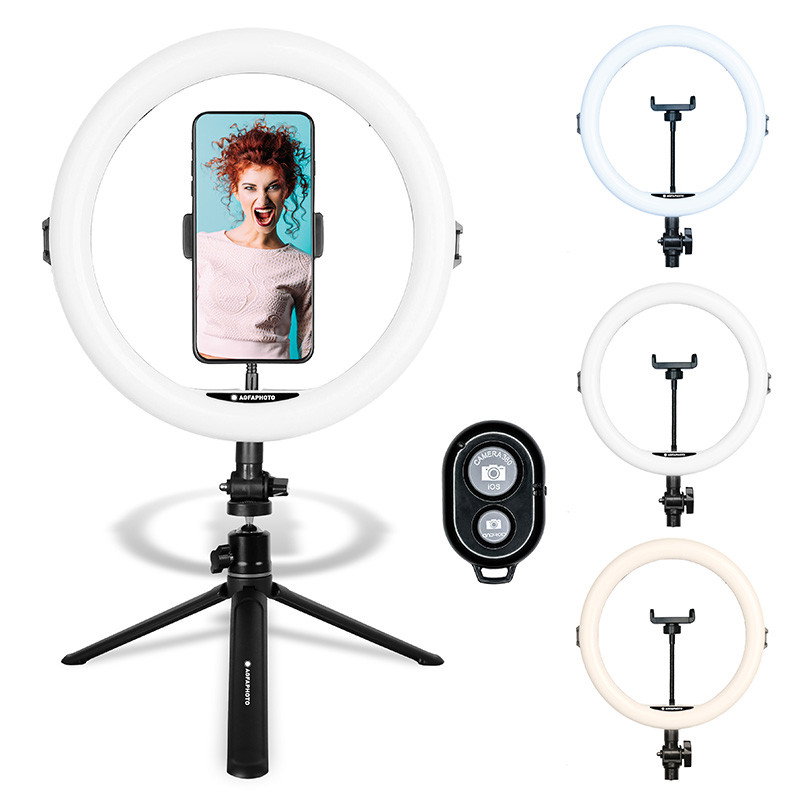 AgfaPhoto ARL11 Ring Light + Tripod