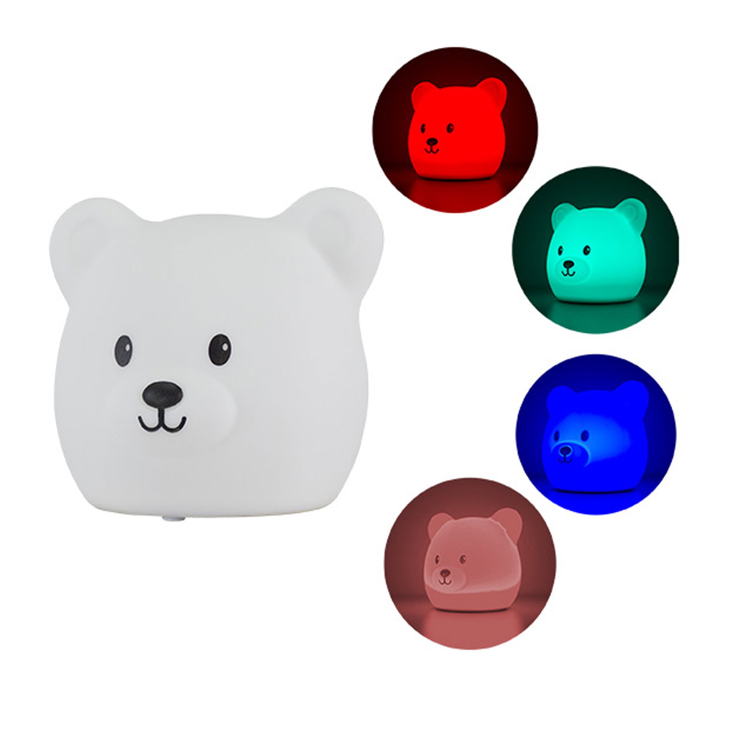 Koala Games G2535 Bear Rechargeable Silicone Lamp