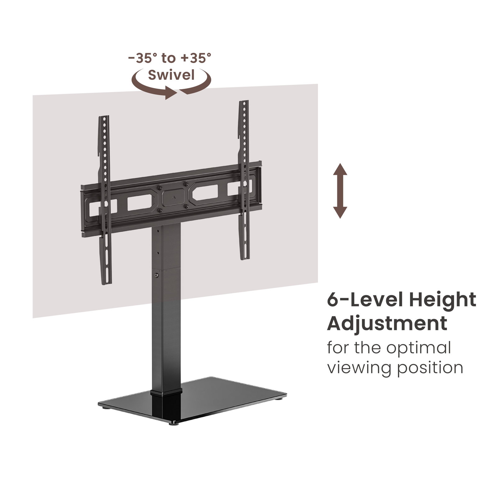 Sbox FS-306 LED TV Floor Mount (37-75/40kg/600x400)