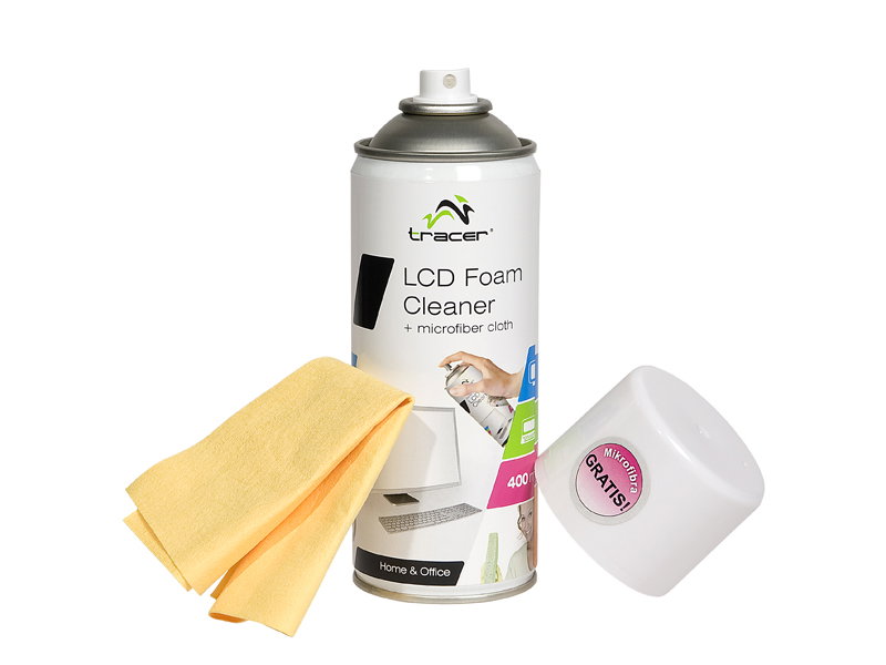 Tracer 42106 LCD Foam Cleaner + Microfiber Cloth 400ml