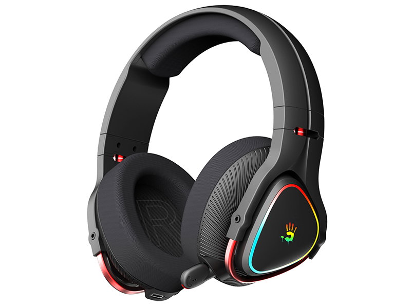 A4Tech 47751 Bloody MR710 RGB Gaming Wireless Headset, Black