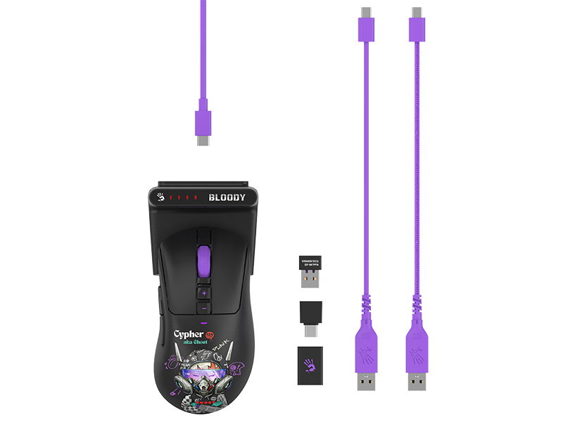 A4Tech 47744 Bloody R73 Ultra Duo Cypher Ghost