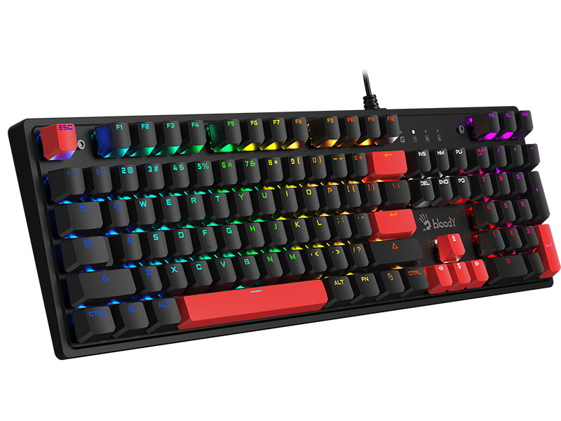 A4Tech 47737 Bloody S520N Fire Black (BLMS RED Plus Switch)