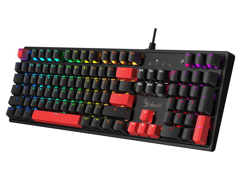 A4Tech 47737 Bloody S520N Fire Black (BLMS RED Plus Switch)