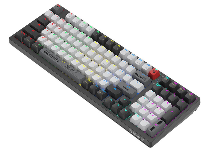 A4Tech 47735 Bloody WS98 Grey WRLS (BLMS RED Plus Switches)