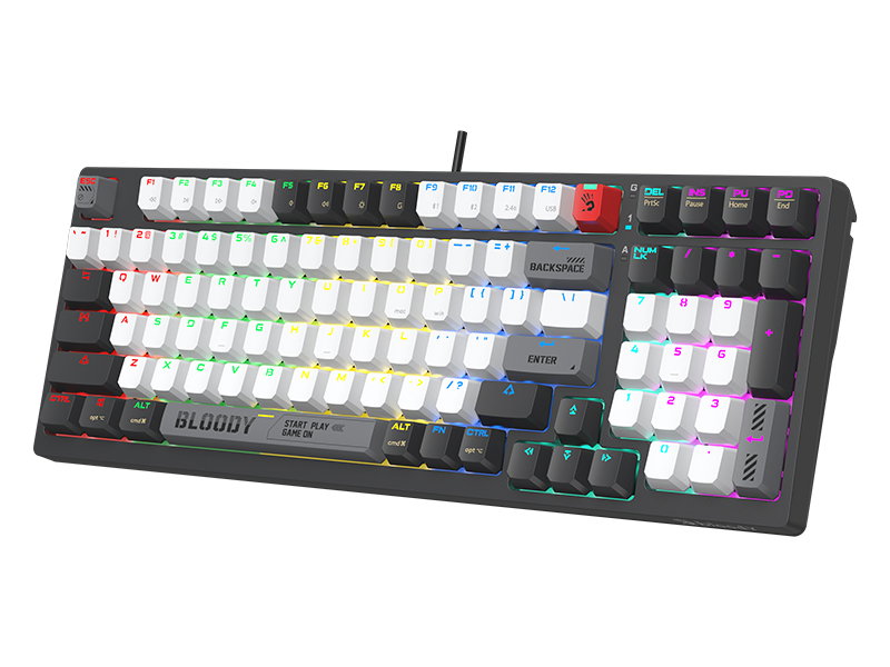 A4Tech 47735 Bloody WS98 Grey WRLS (BLMS RED Plus Switches)