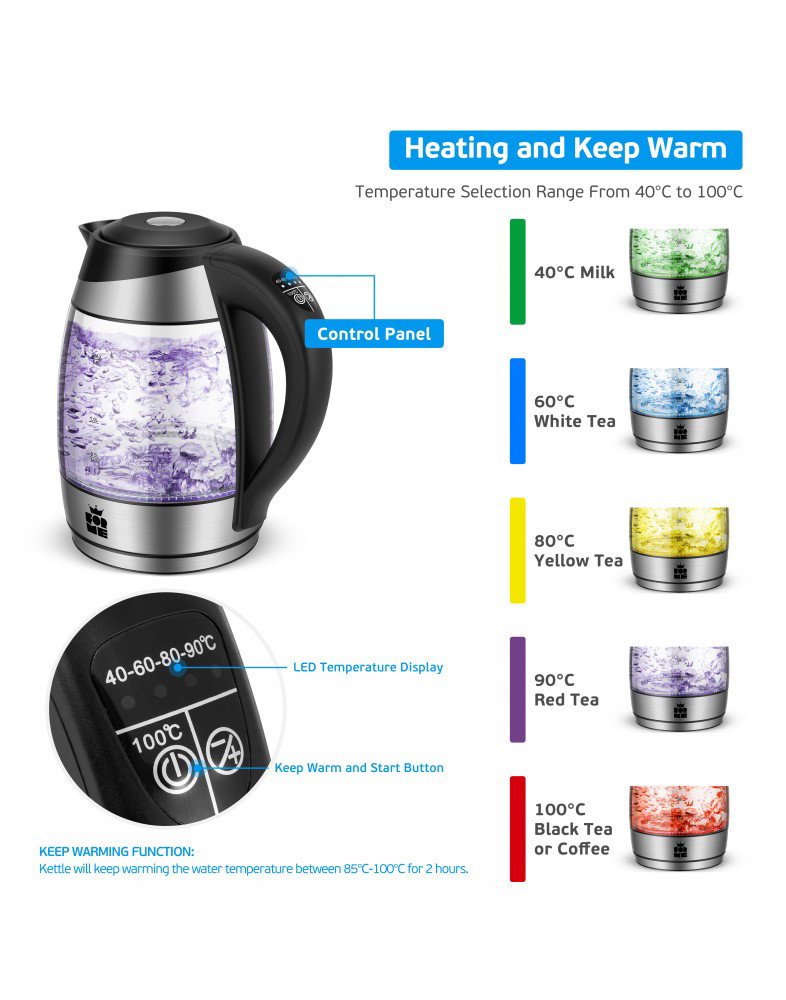 ForMe FKG-458 Cordless Electric Kettle 1,8 L