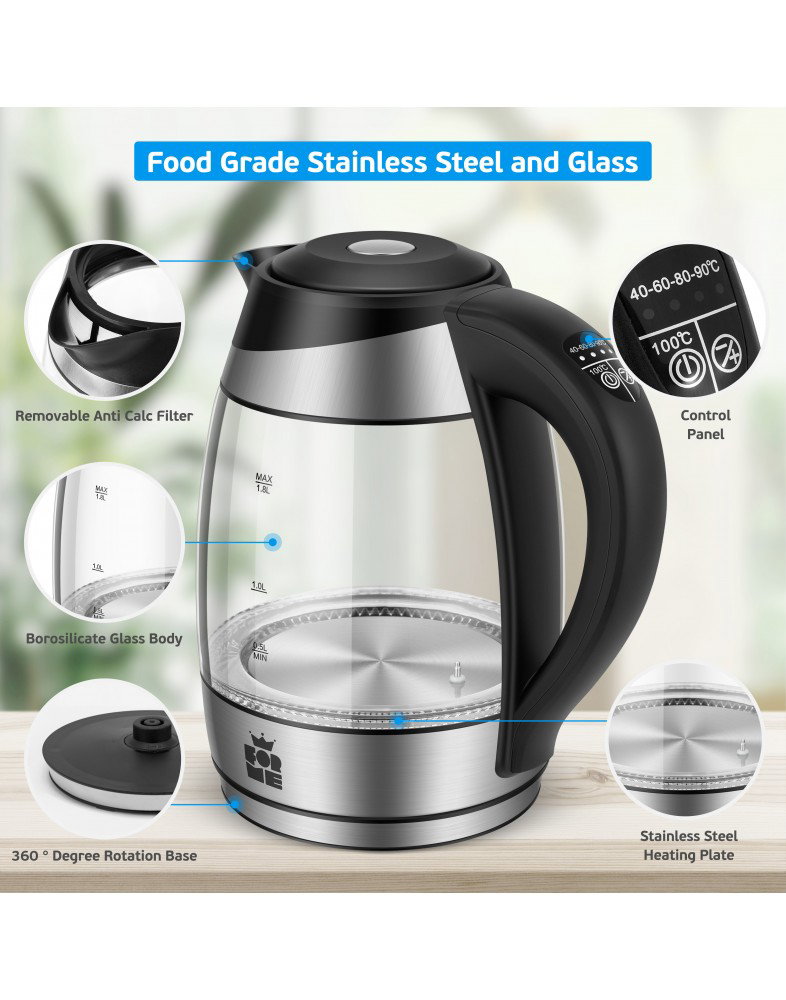 ForMe FKG-458 Cordless Electric Kettle 1,8 L