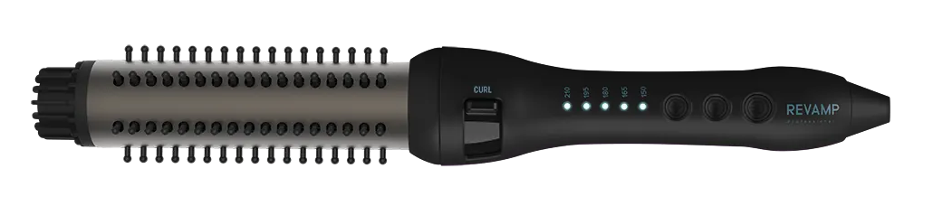 Revamp BR-1350X-EU Progloss Volume & Wave Ceramic Hot Brush Black