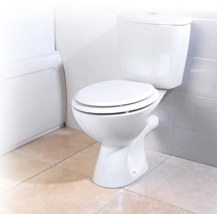 Beldray LA032355WFPEU7 Wooden Toilet Seat, White