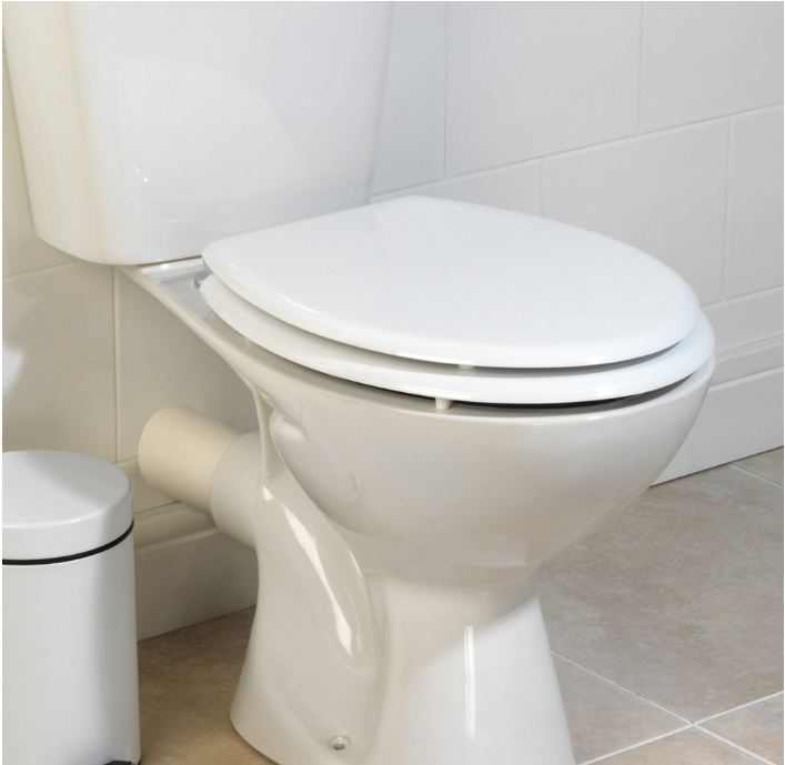 Beldray LA032355WFPEU7 Wooden Toilet Seat, White