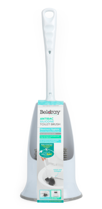 Beldray LA084538PUFFEU7X Ant-ibac Silicone Toilet Brush