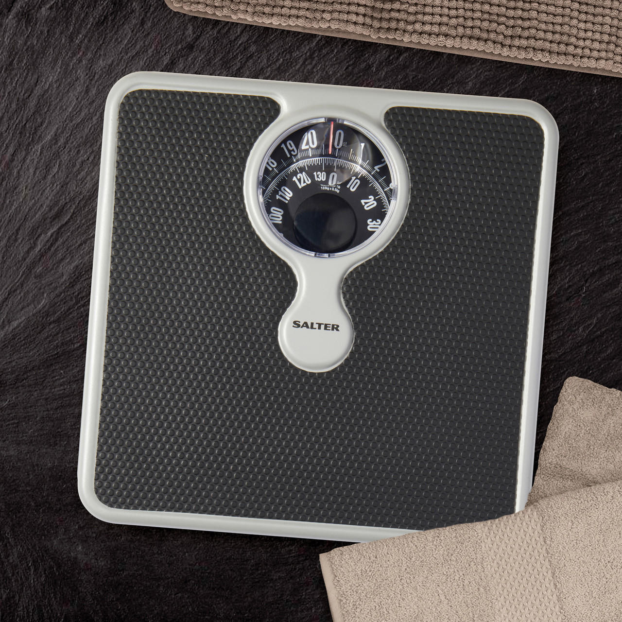Salter 484 SFEU12 Magnifying Lens Bathroom Compact Mechanical Scale