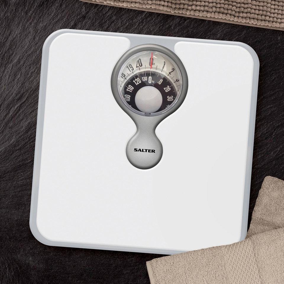 Salter 484 WFEU12 Magnifying Lens Bathroom Compact Mechanical Scale