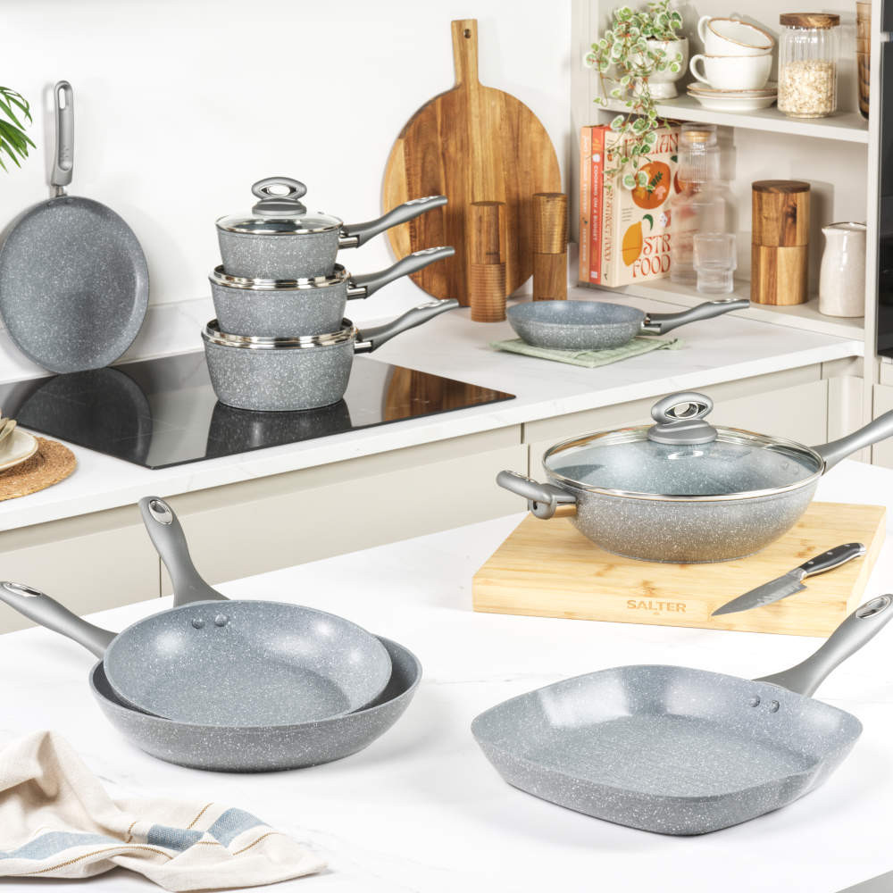 Salter BW02764G1EU7 Marblestone 28cm Fry Pan