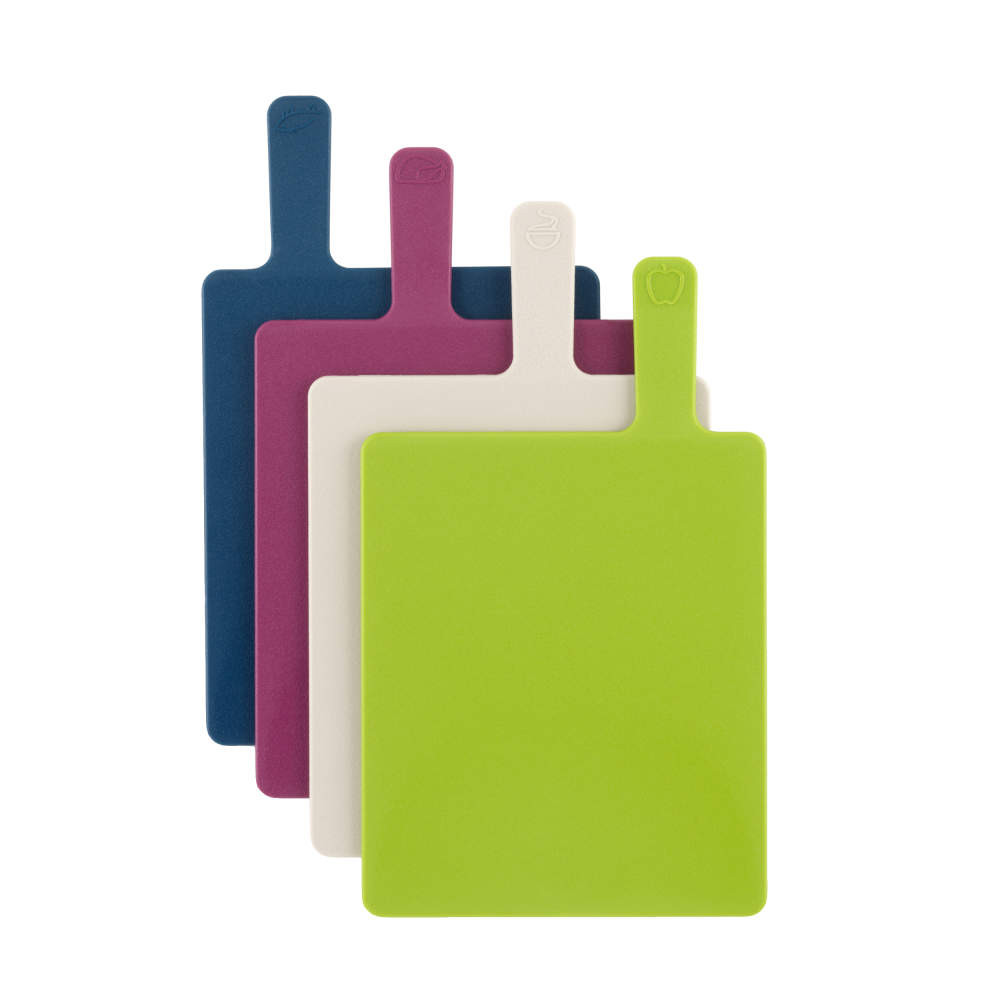 Salter BW047683EU7 Multicoloured 4-Piece Chopping Board Set