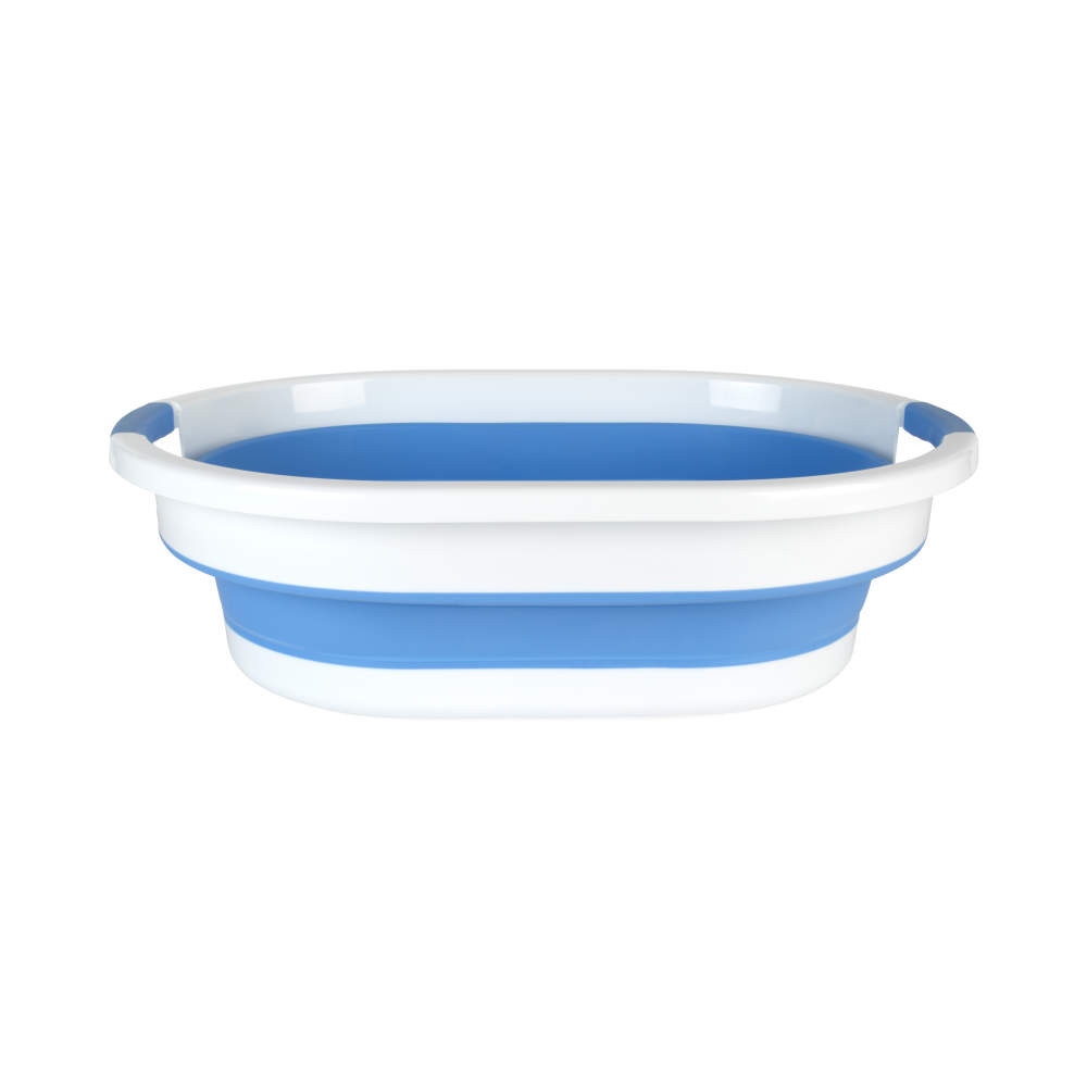 Beldray LA034816CRNFPEU7 Collapsible Laundry Basket 28L White/Blue