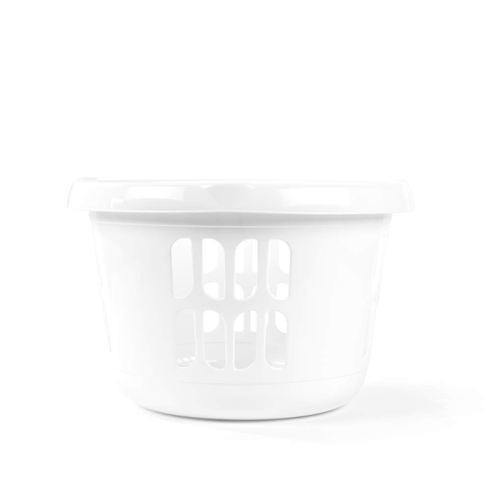 Beldray LA00000174CRNEU7 Set Of Two Laundry Basket 30L, White/Blue