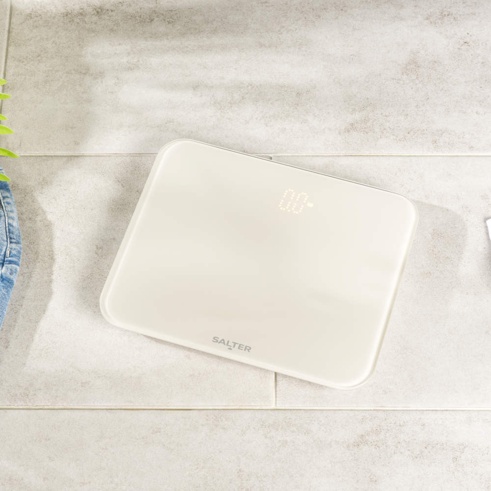 Salter 9204 CFEU12 Halo Electronic Scale, Cream