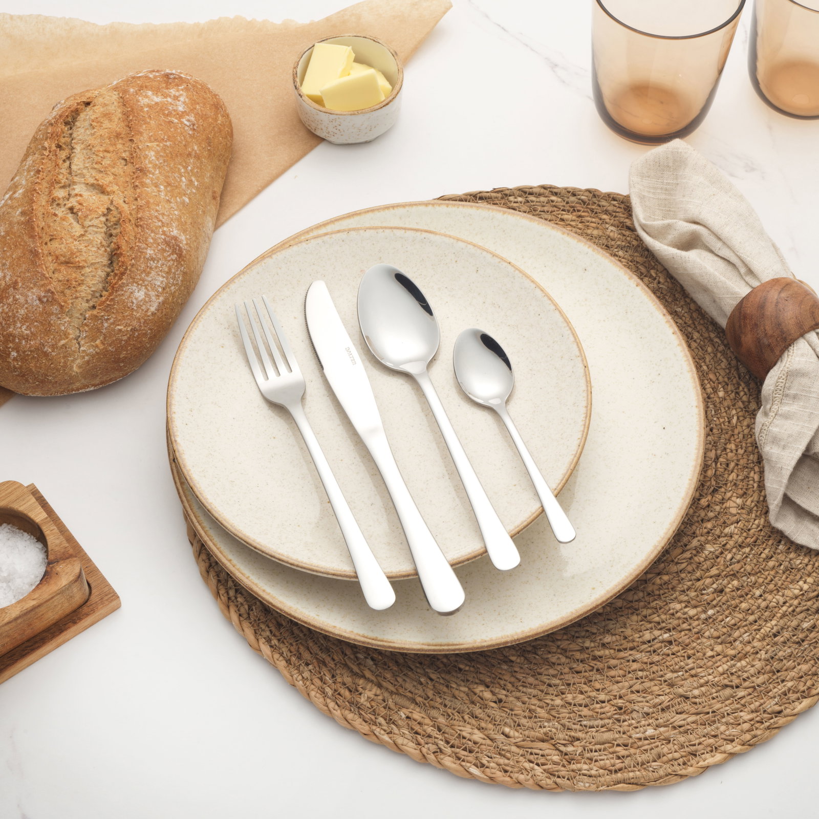 Salter BW065272EU7 Bakewell 16-Piece Cutlery Set