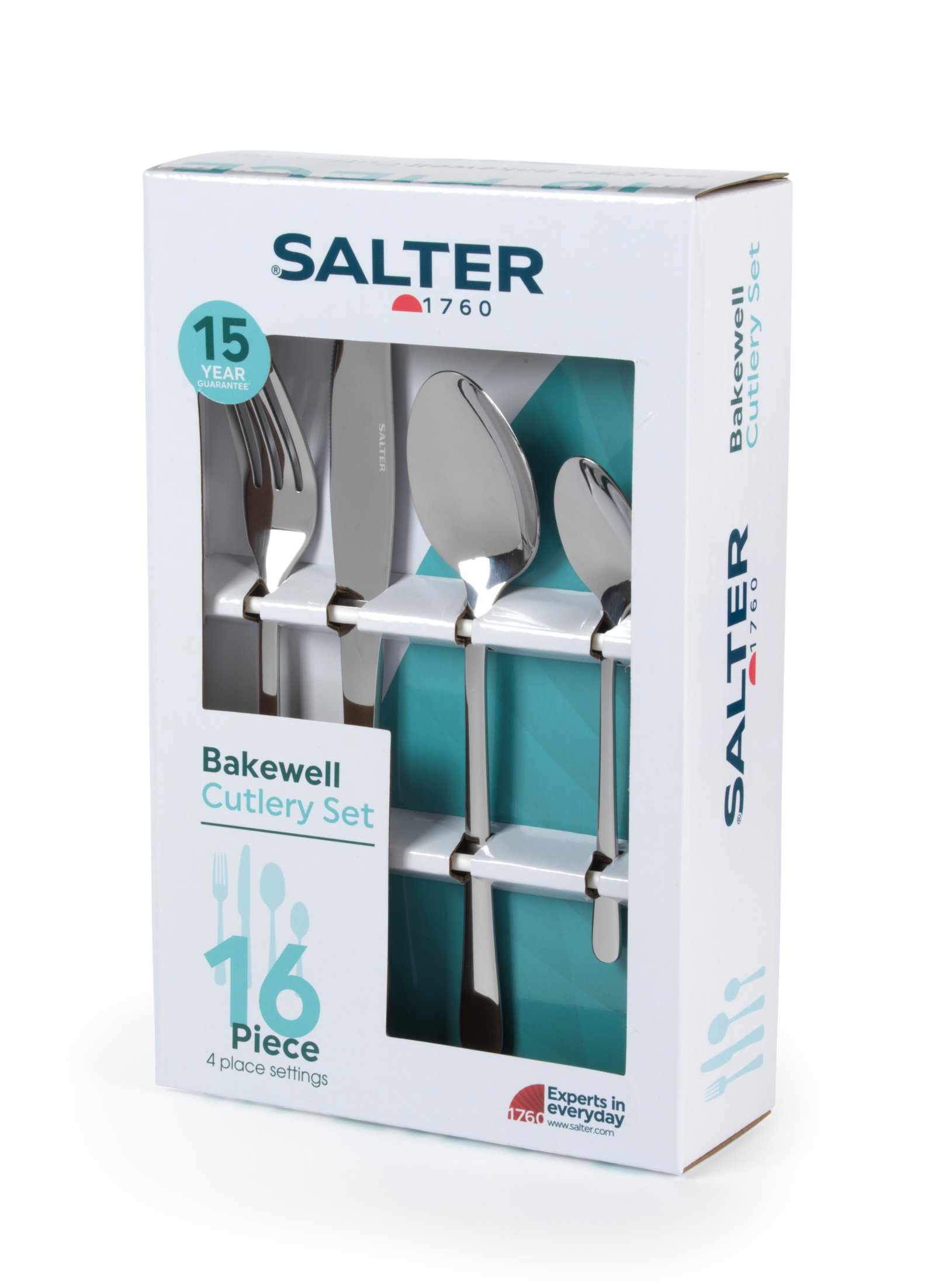 Salter BW065272EU7 Bakewell 16-Piece Cutlery Set