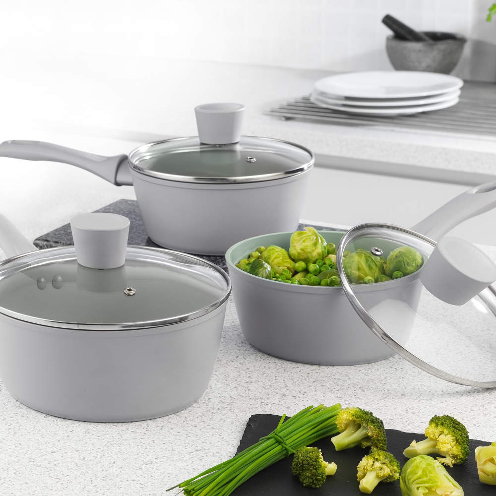 Salter BW092831EU7 Earth 3 Piece (16/18/20cm) Pan Set