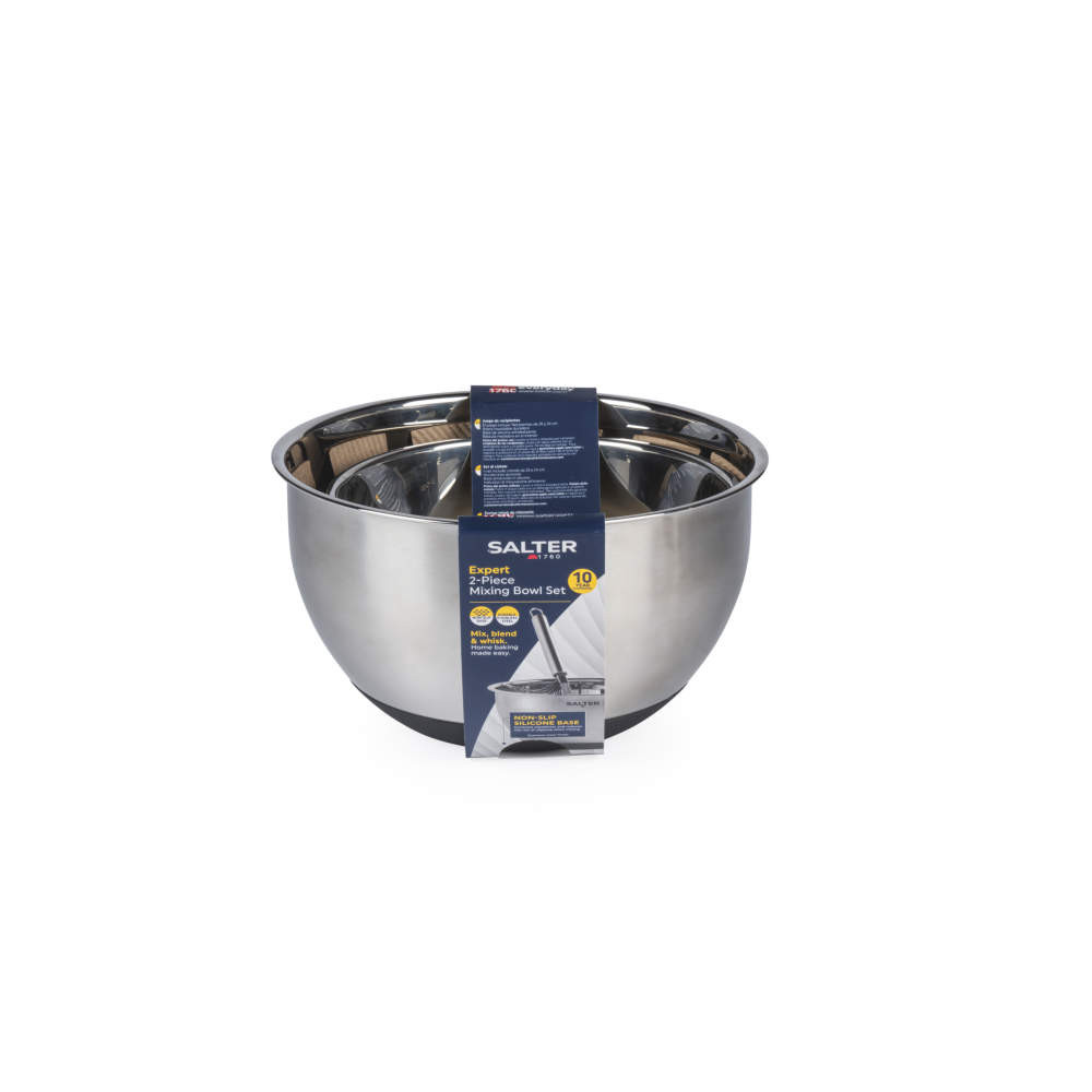 Salter BW14191 Expert 2-Piece Mixing Bowl Set
