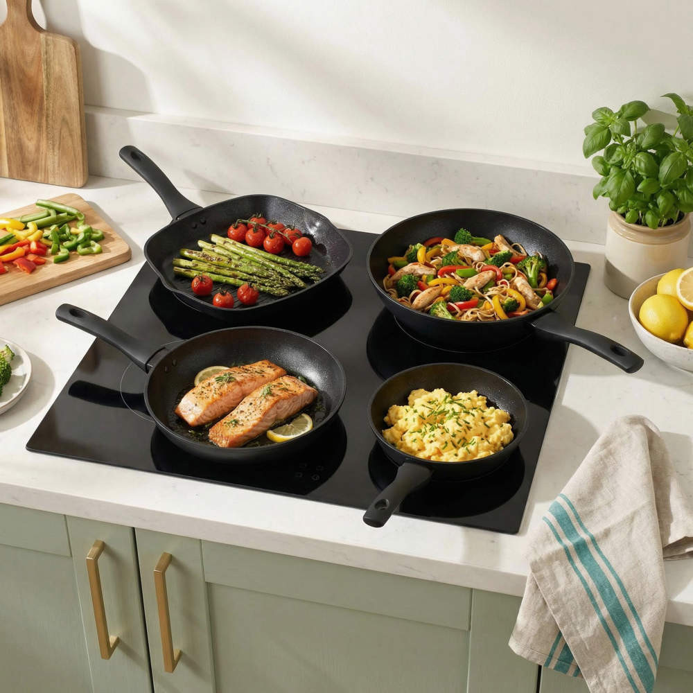 Salter BW11622SA3 Jewel Hex 28cm Stir-Fry Pan