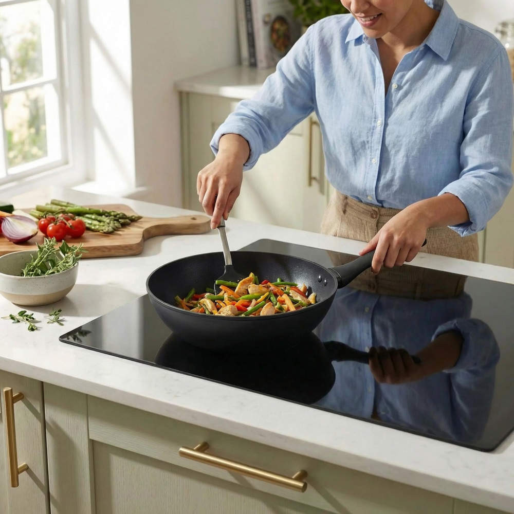 Salter BW11622SA3 Jewel Hex 28cm Stir-Fry Pan