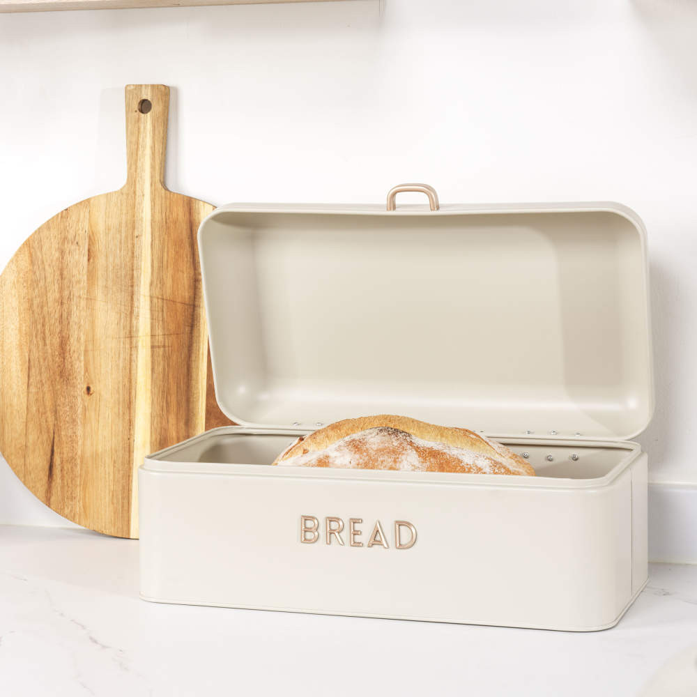 Salter BW13730OEU7 Pebble Bread Bin, Beige