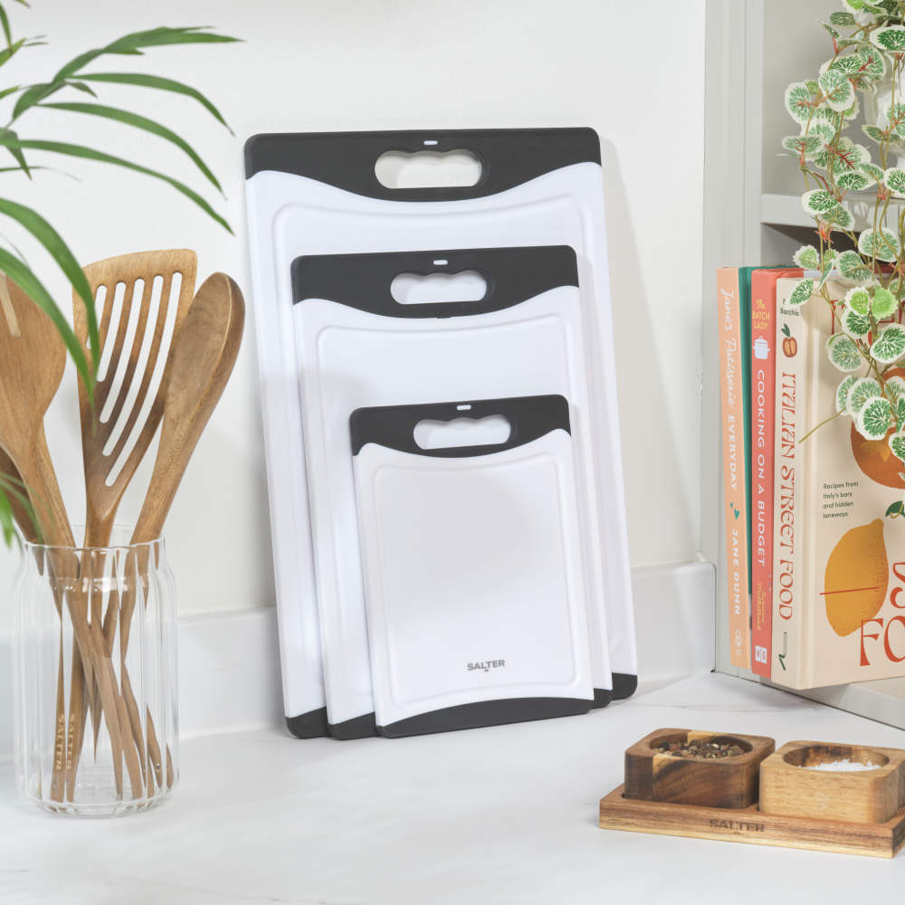 Salter BW13904 3 Piece Double-Sided Chopping Board Set