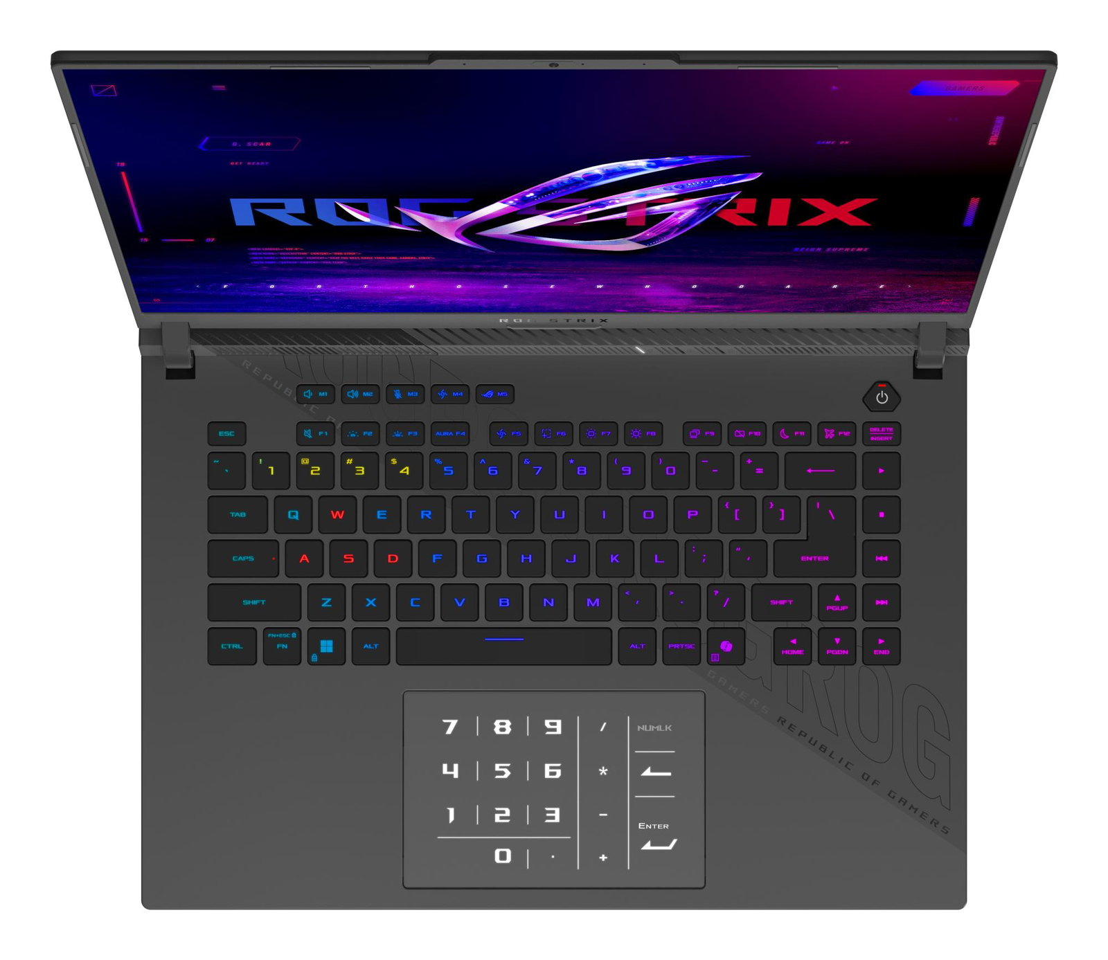 Notebook ASUS ROG Strix G16 (2025) G614FR-S5022W CPU Ryzen 9 9955HX 2500 MHz 16 2560x1600 RAM 16GB DDR5 5600 MHz SSD 1TB NVIDIA GeForce RTX 5070 Ti 12GB ENG Windows 11 Home 2.5 kg 90NR0NK8-M001X0
