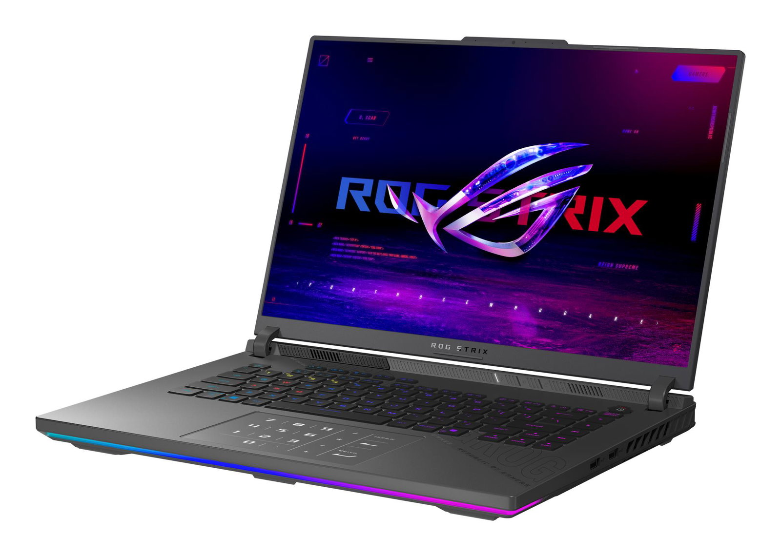 Notebook ASUS ROG Strix G16 (2025) G614FR-S5022W CPU Ryzen 9 9955HX 2500 MHz 16 2560x1600 RAM 16GB DDR5 5600 MHz SSD 1TB NVIDIA GeForce RTX 5070 Ti 12GB ENG Windows 11 Home 2.5 kg 90NR0NK8-M001X0