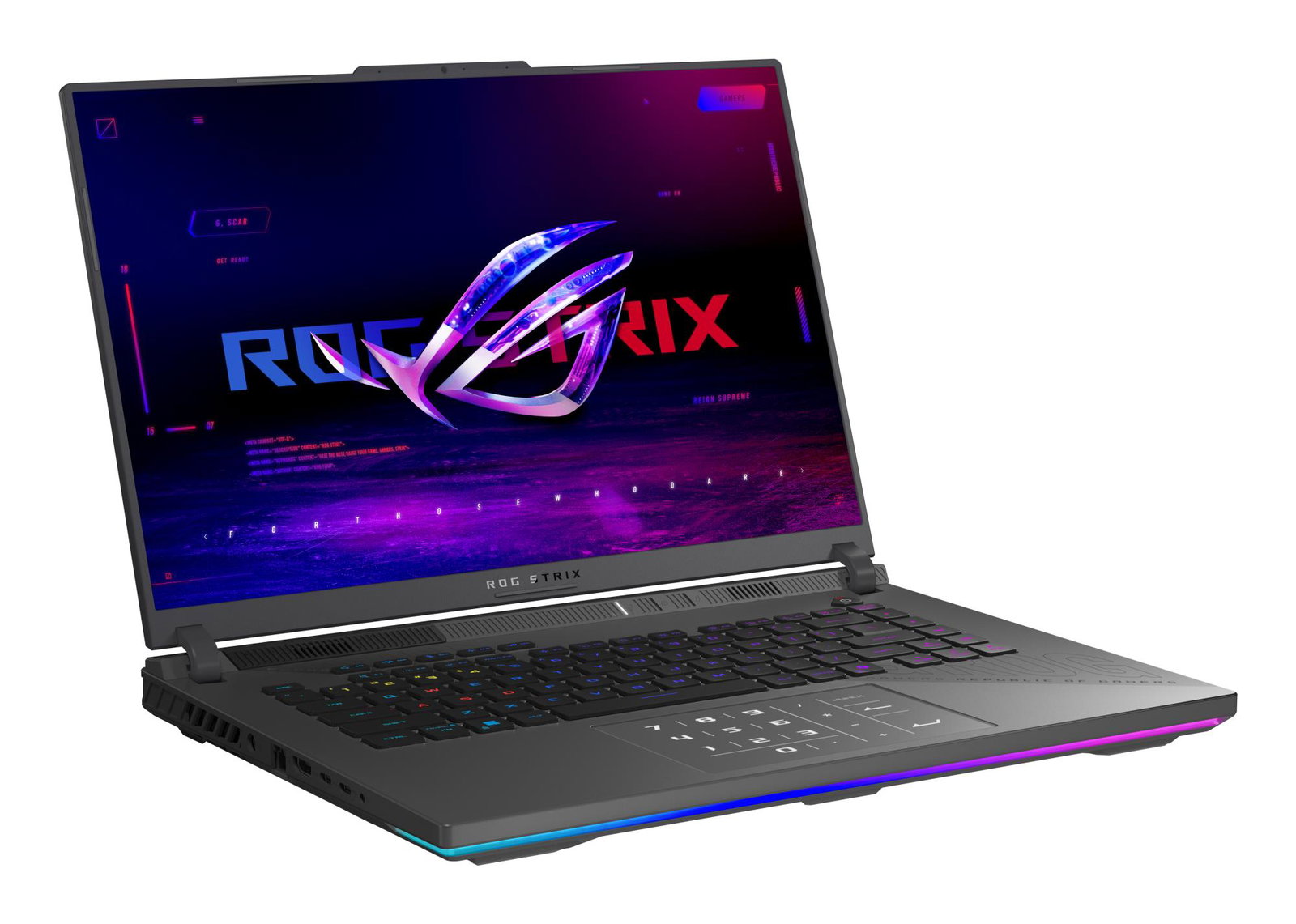 Notebook ASUS ROG Strix G16 (2025) G614FR-S5022W CPU Ryzen 9 9955HX 2500 MHz 16 2560x1600 RAM 16GB DDR5 5600 MHz SSD 1TB NVIDIA GeForce RTX 5070 Ti 12GB ENG Windows 11 Home 2.5 kg 90NR0NK8-M001X0