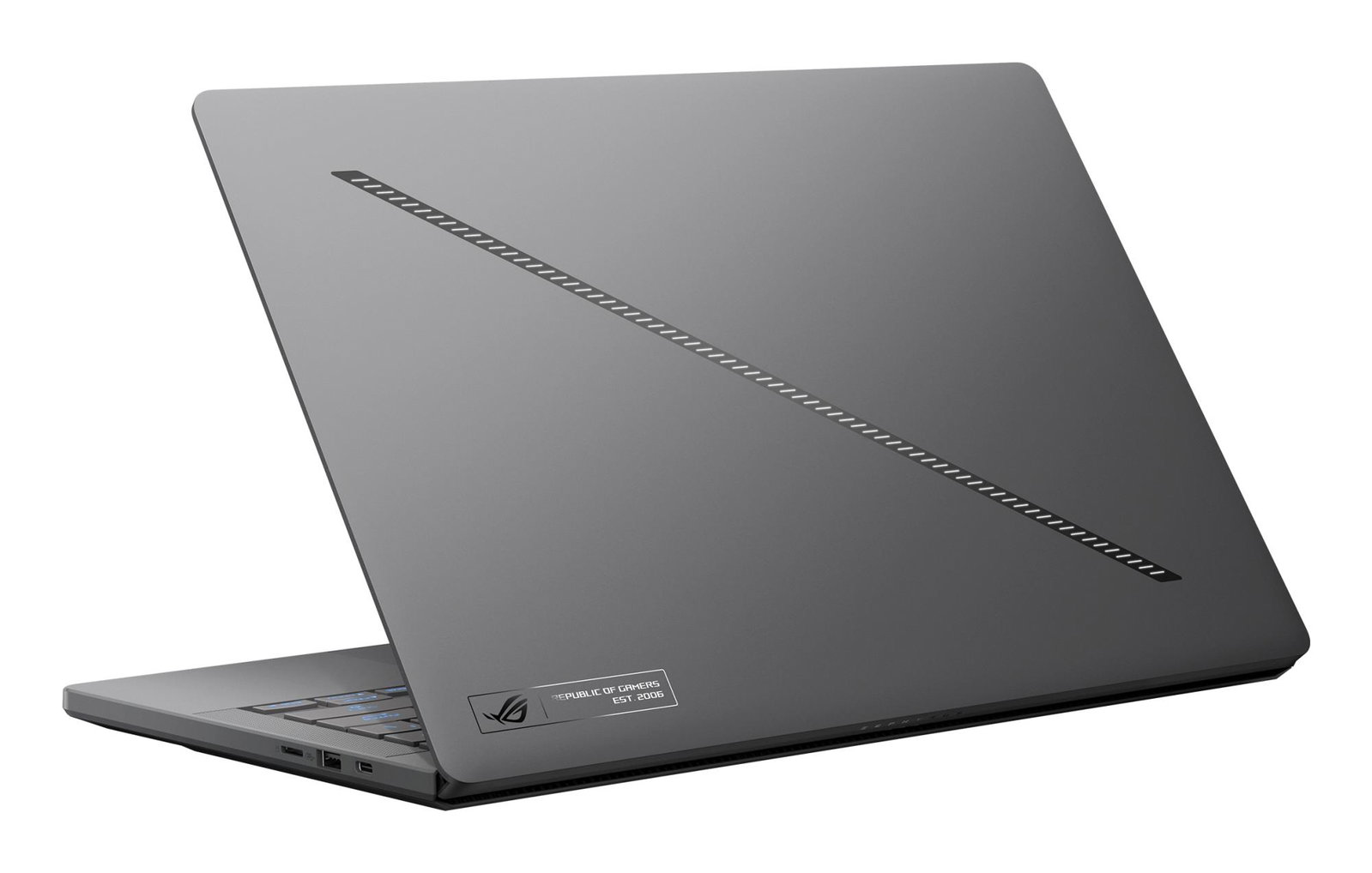 Notebook ASUS GA403UM-QS023W ROG Zephyrus GA403UM-QS023W CPU AMD RyzenT 9 270 4 GHz 14 2880 x 1800 pixels RAM 16 GB LPDDR5x-SDRAM SSD 1000 GB Discrete graphics NVIDIA GeForce RTX 5060 8 GB On-board graphics Yes OS installed Windows 11 Home Colour Black,Grey Weight 1.5 kg 7500 MHz 90NR0M81-M00100