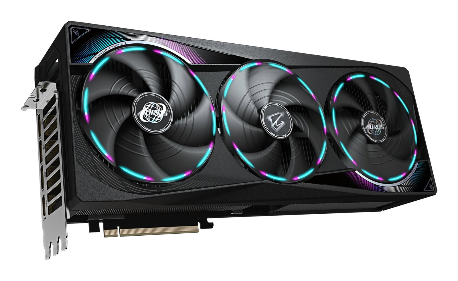 Graphics Card GIGABYTE NVIDIA GeForce RTX 5080 16 GB GDDR7 256 bit PCIE 5.0 16x GPU 2617 MHz Dual Slot Fansink 1xHDMI 3xDisplayPort GV-N5080AORUSM-16GD1.0