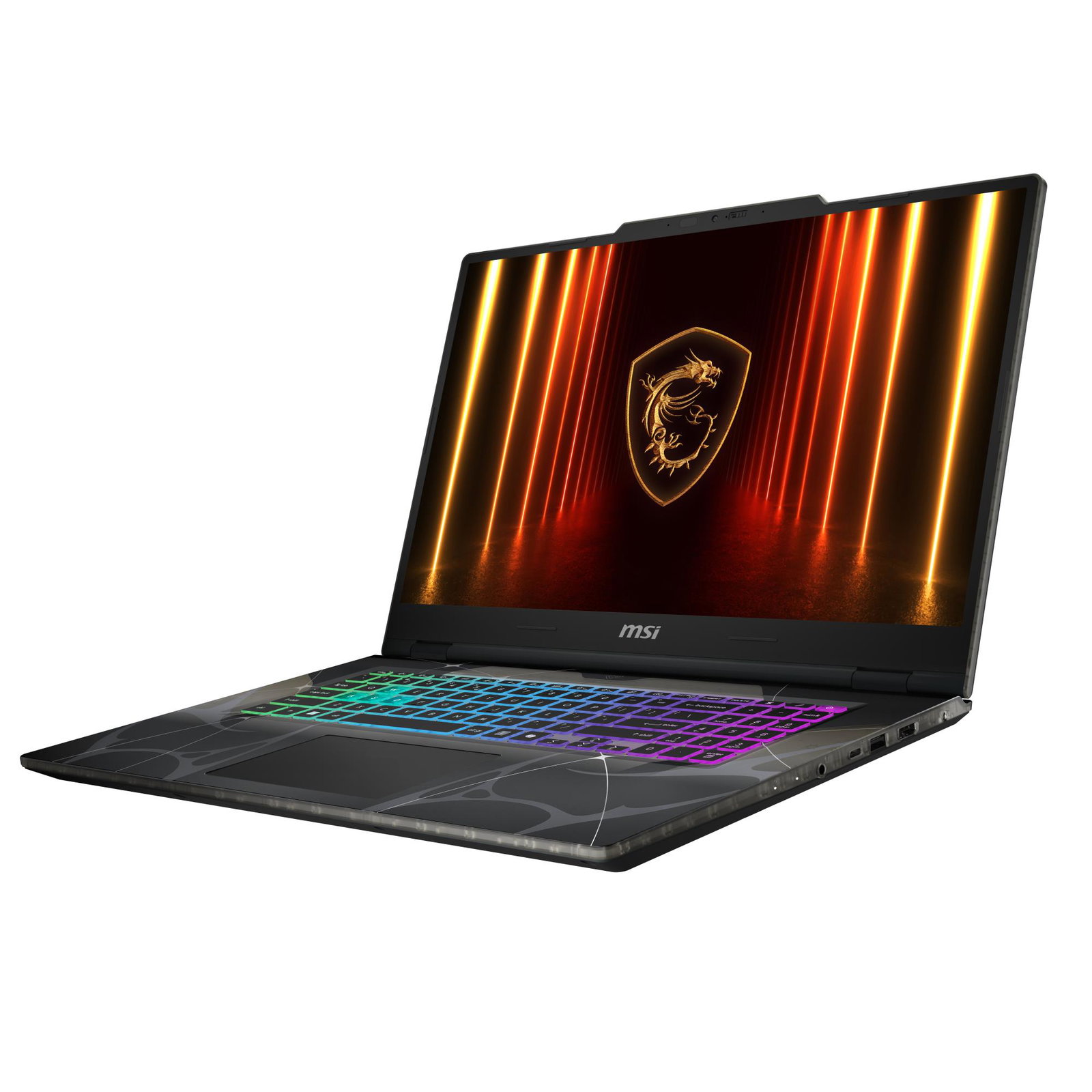 Notebook MSI CPU Intel Core 7 240H 17.3 1920 x 1080 pixels RAM 16 GB DDR5-SDRAM SSD 512 GB Discrete graphics NVIDIA GeForce RTX 5060 8 GB On-board graphics Yes Numeric keypad Yes OS installed Windows 11 Home Colour Black Weight 2.4 kg 5600 MHz CYBORG17B2RWFKG-025NL
