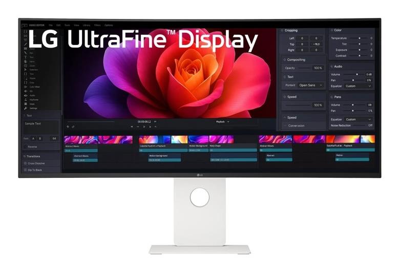 LCD Monitor LG 40 5120 x 2160 pixels WUHD Native aspect ratio 21:9 Curved 40U990A-W