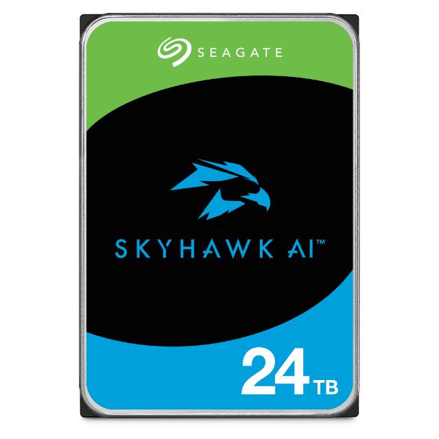 HDD SEAGATE SkyHawk AI 24 TB Serial ATA III Buffer 512 MB 7200 RPM 3.5 ST24000VE002