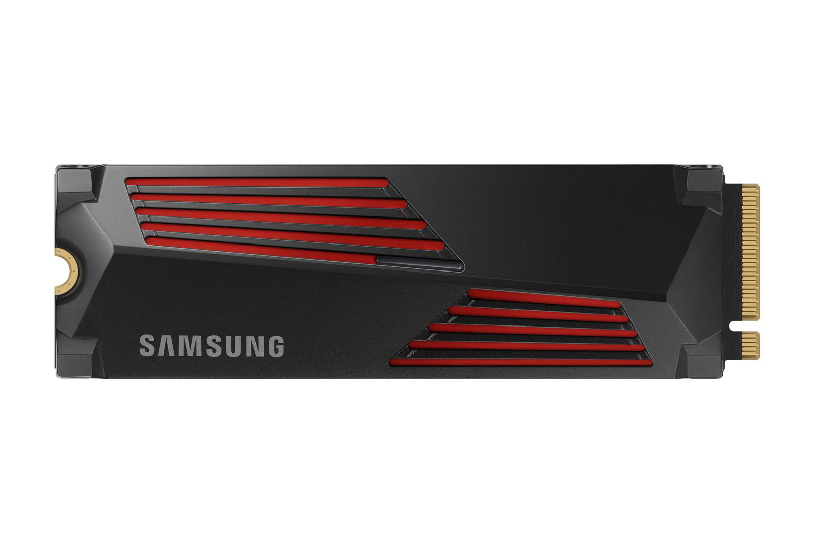 SSD SAMSUNG 990 PRO with Heatsink 4TB M.2 PCIe Gen4 NVMe TLC Write speed 6900 MBytes/sec Read speed 7450 MBytes/sec 2.3mm TBW 1200 TB MTBF 1500000 hours MZ-V9P4T0GW