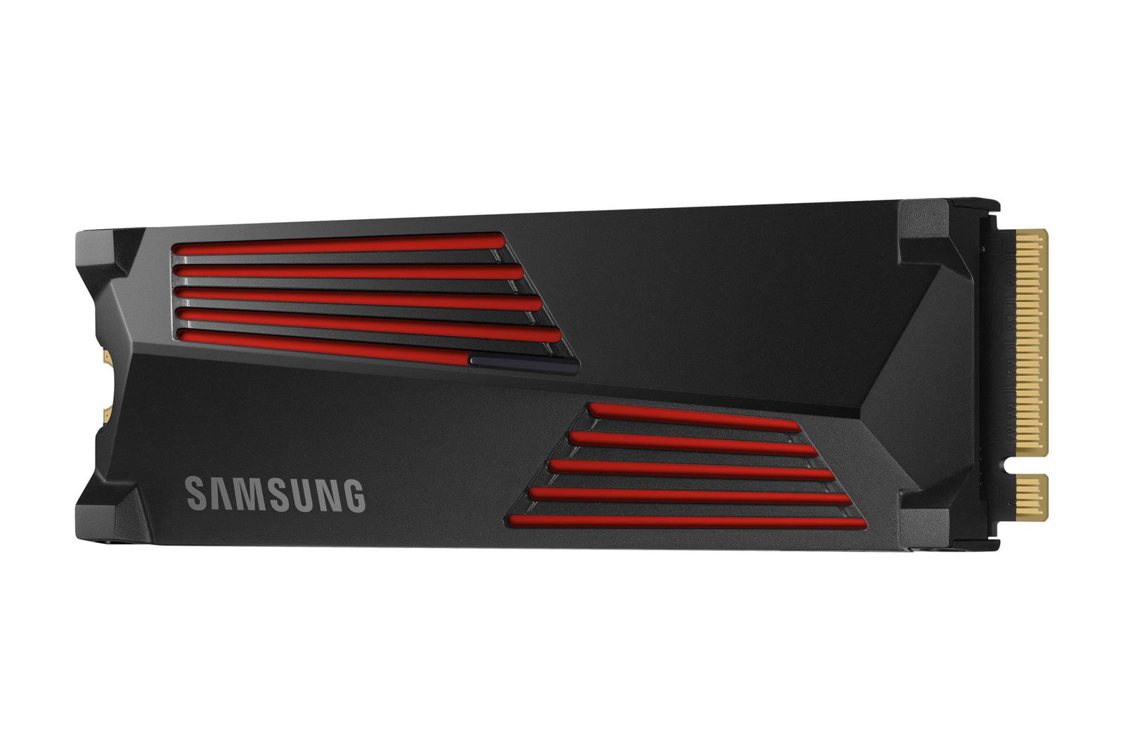 SSD SAMSUNG 990 PRO with Heatsink 4TB M.2 PCIe Gen4 NVMe TLC Write speed 6900 MBytes/sec Read speed 7450 MBytes/sec 2.3mm TBW 1200 TB MTBF 1500000 hours MZ-V9P4T0GW